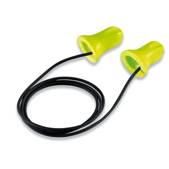 Uvex Hi-Com Corded Ear Plugs (Pack of 100) — Green